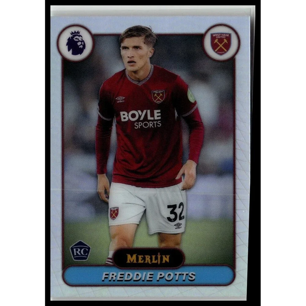 2026 Merlin Premier League #185 Freddie Potts Refractor